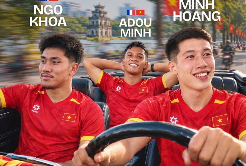 Truyền thông ĐNÁ dậy sóng vì 3 Việt kiều Anh, Pháp, Úc mới tinh của ĐTVN