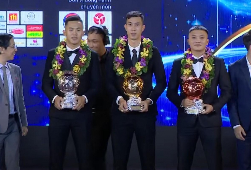 Trực tiếp Lễ trao giải Quả bóng Vàng Việt Nam 2024: Thịnh Phát giành QBV futsal