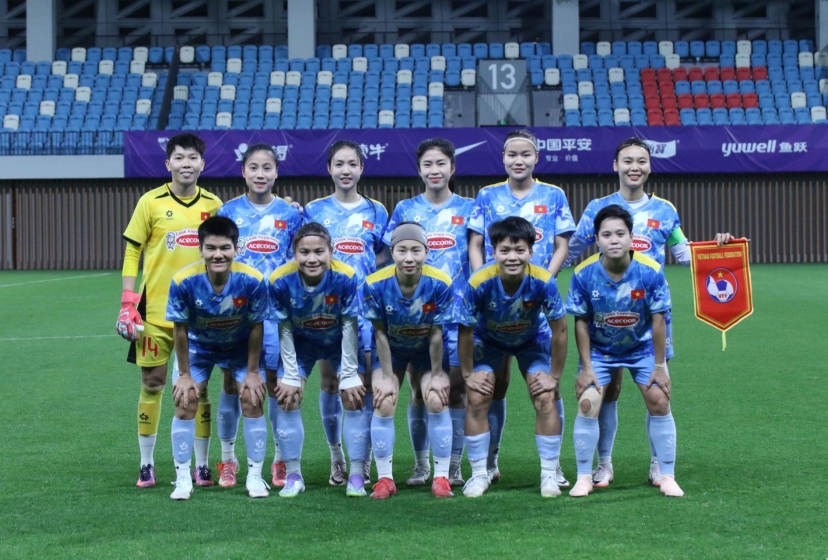 ĐT nữ Việt Nam thua đậm Trung Quốc 6 bàn