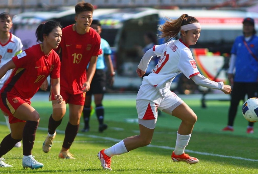 U20 nữ Việt Nam thua đậm Trung Quốc ở trận ra quân giải châu Á