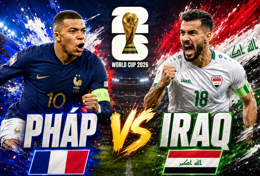 Trực tiếp bóng đá Pháp vs Iraq: Đã có đội hình