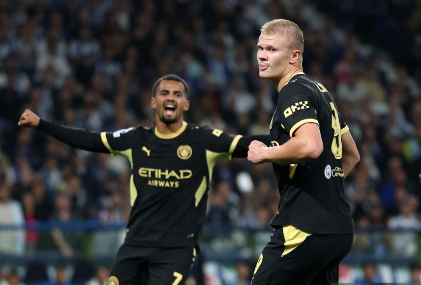 Haaland lập cú đúp, Man City vượt ải Porto ở trận ra quân C1