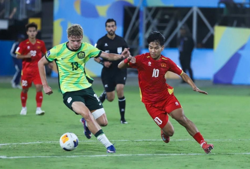 U16 Việt Nam thua đậm Australia ở trận ra quân giải quốc tế