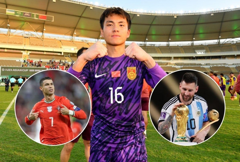 Thủ môn U23 Trung Quốc: 'Dù là Ronaldo hay Messi, tôi vẫn cản phá như thường'