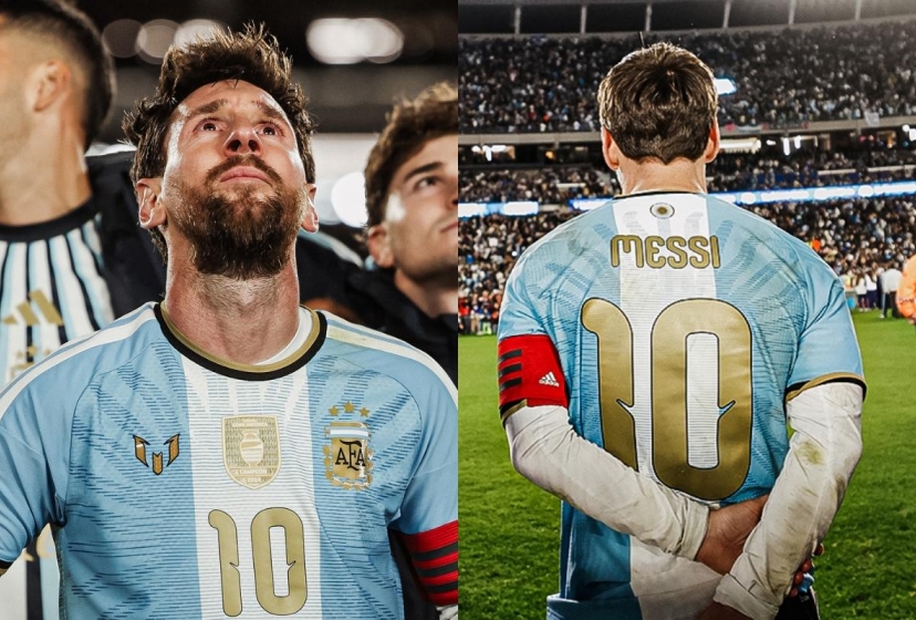 Bí ẩn hai chiếc sừng trên số áo 10 của Messi được giải đáp