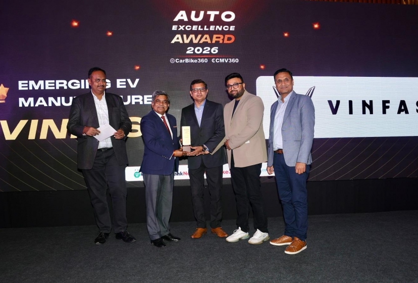 VinFast nối dài chuỗi giải thưởng ở Ấn Độ với 'cú đúp' tại Auto Excellence Awards 2026