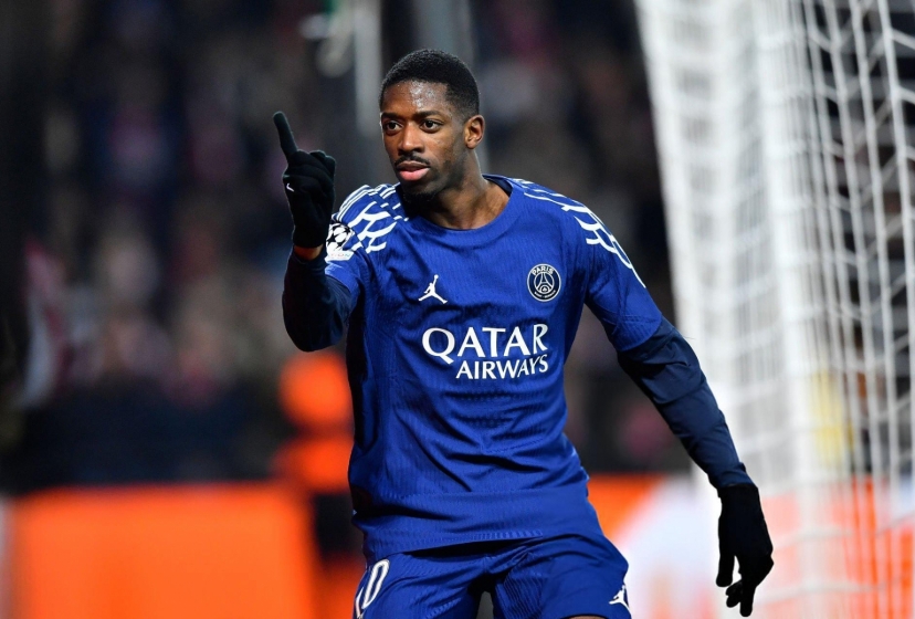 Dembele lập cú đúp, PSG đặt một chân vào vòng 1/8 C1