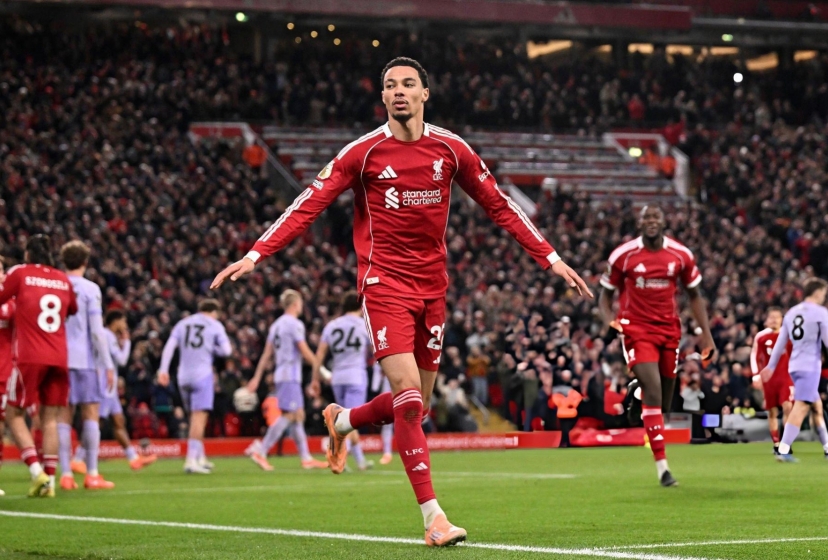 Ekitike lập cú đúp, Liverpool thắng dễ Brighton