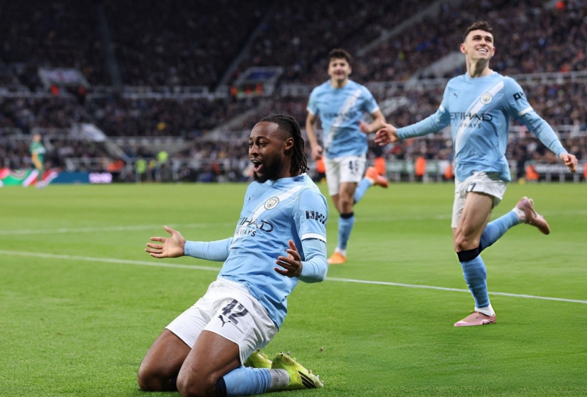 Tân binh ghi bàn, Man City đặt 1 chân vào chung kết Carabao Cup