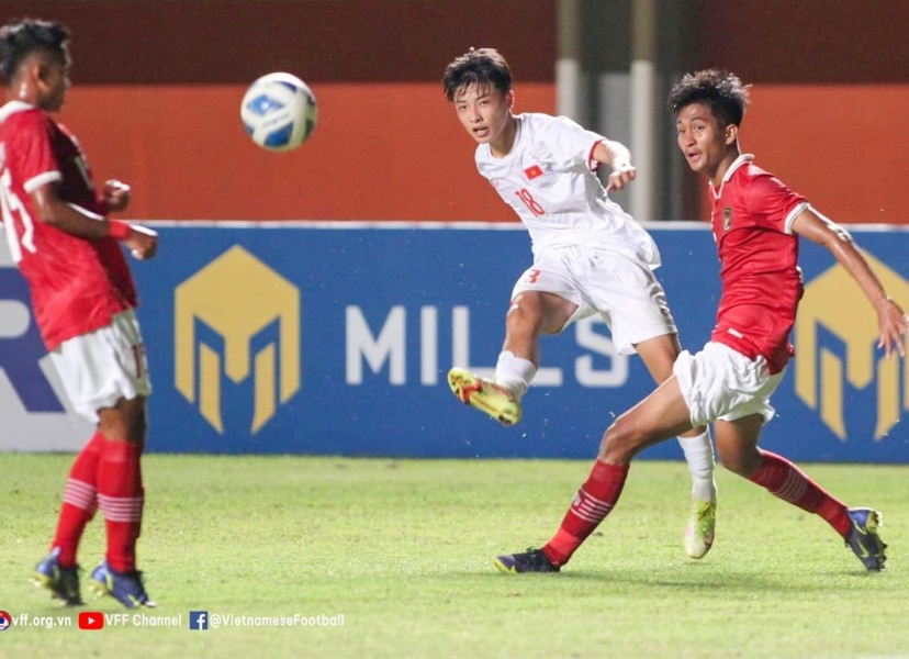 Trực tiếp U16 Việt Nam 0-1 U16 Indonesia: U16 Việt Nam bị thủng lưới