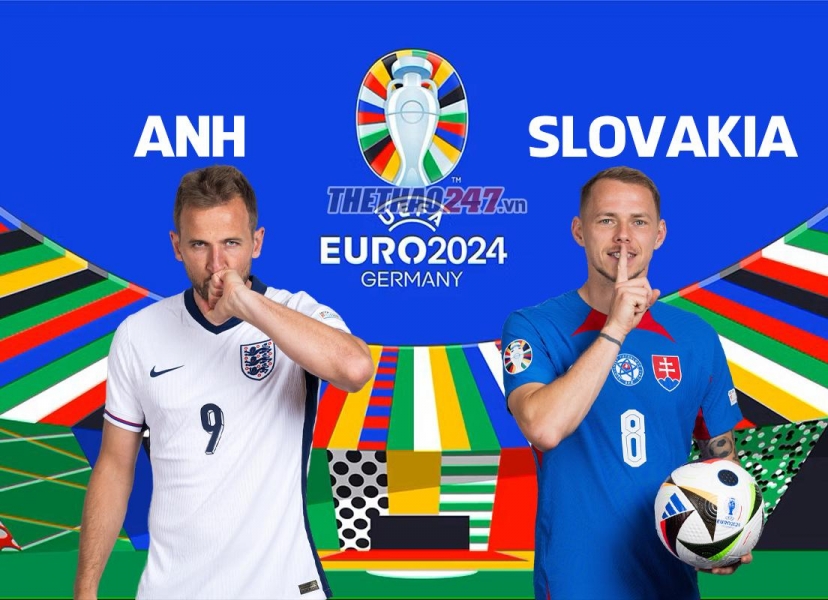 Trực tiếp Anh vs Slovakia: Mainoo đá chính
