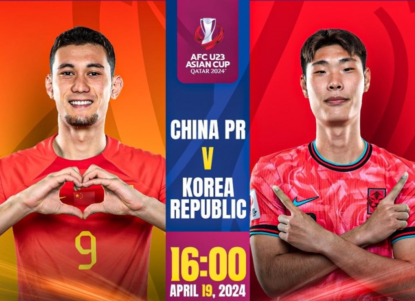 Trực tiếp U23 Trung Quốc vs U23 Hàn Quốc: Đã có đội hình