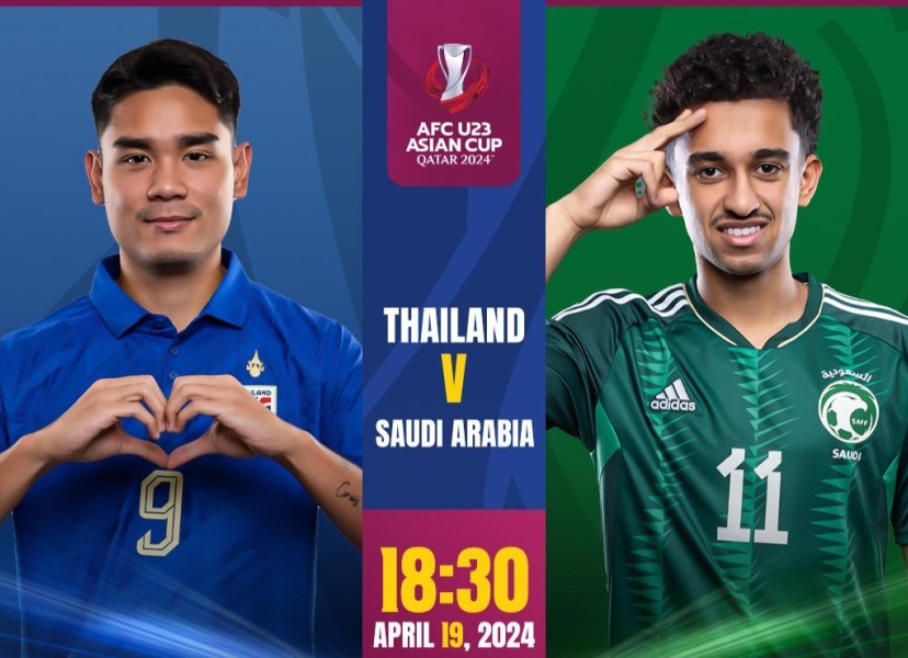 Trực tiếp U23 Thái Lan vs U23 Ả Rập Xê Út: Đã có link xem