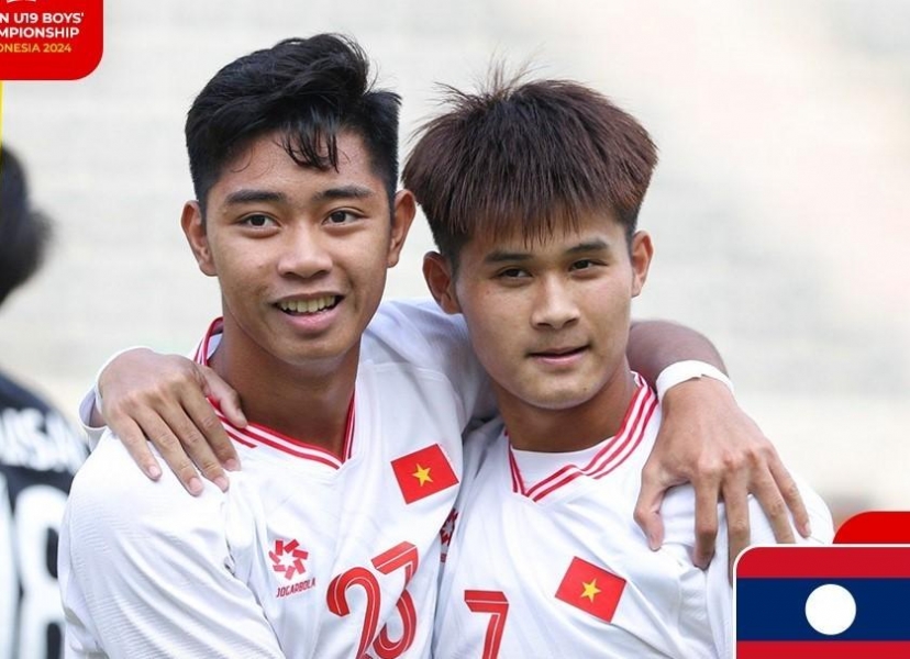 U19 Việt Nam thắng đậm Lào trận chia tay giải