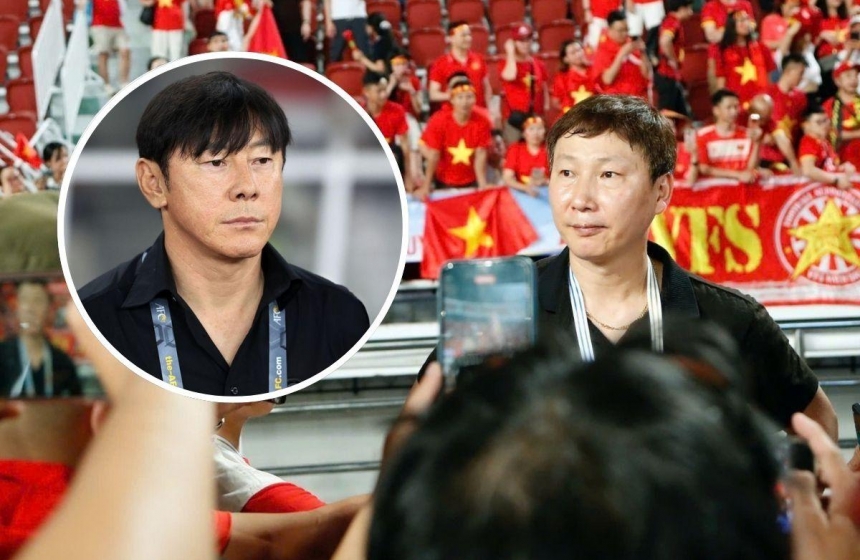 CĐV Indonesia thốt lên 1 điều về HLV Kim Sang Sik và Shin Tae Yong