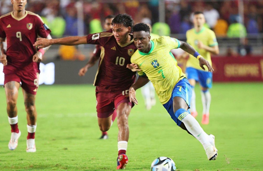 Vinicius trượt penalty, Brazil chia điểm cay đắng trước Venezuela