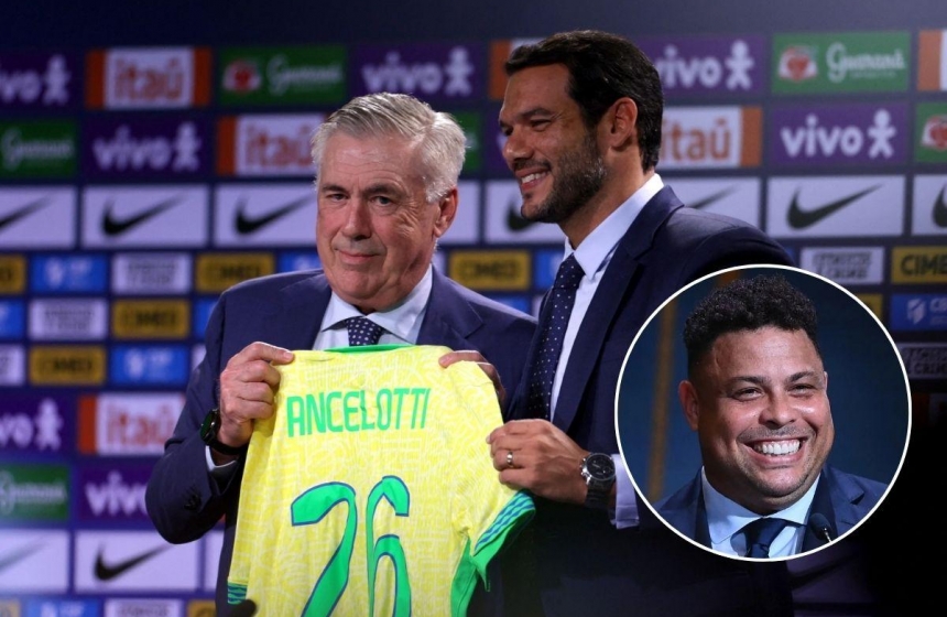 Ronaldo: 'Ancelotti là HLV lý tưởng để đưa Brazil vô địch World Cup 2026'