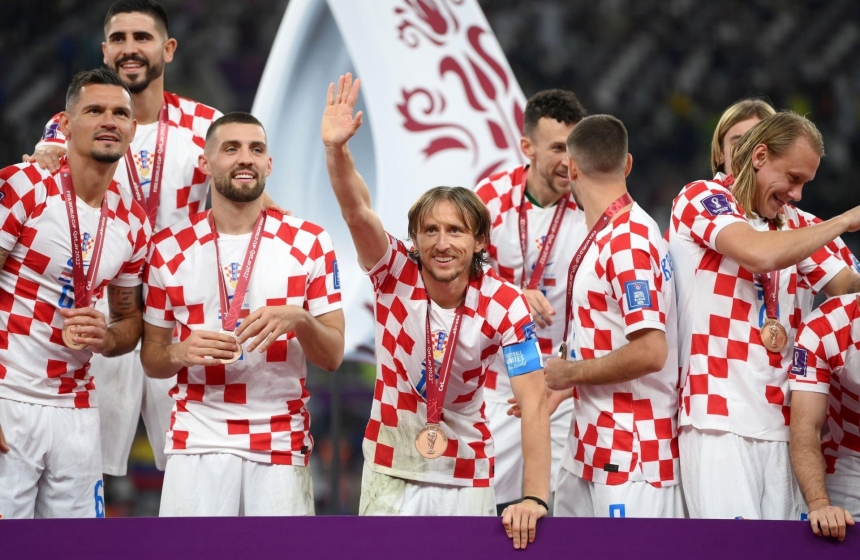 Khuất phục Ma Rốc, Croatia rời World Cup 2022 với tấm huy chương đồng