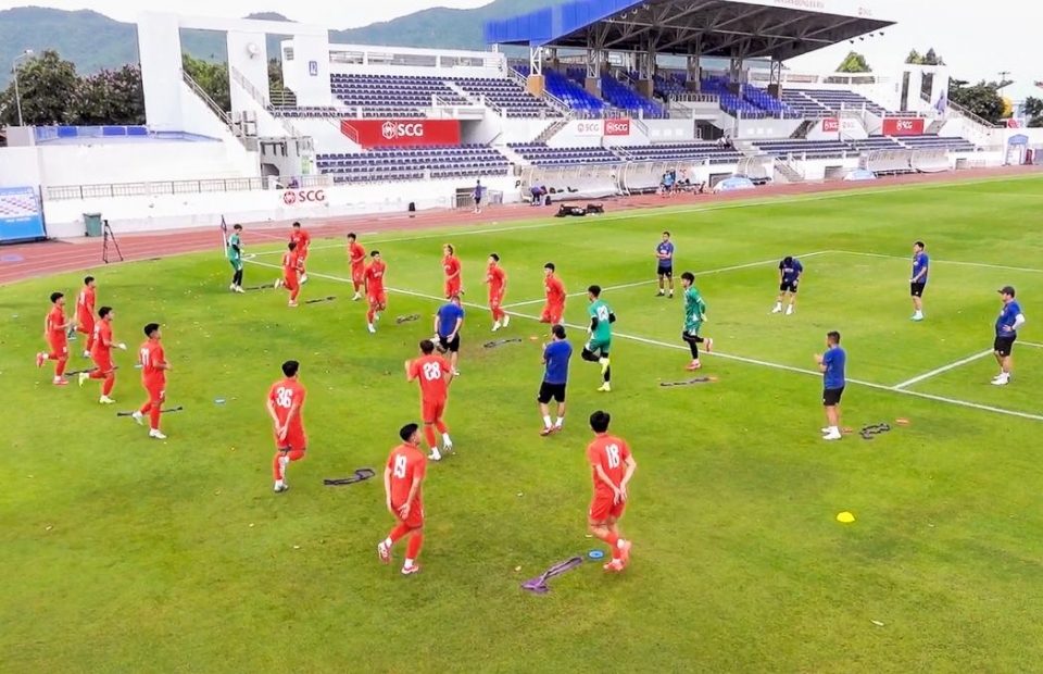 U23 Việt Nam tập buổi đầu tiên chuẩn bị cho U23 Đông Nam Á