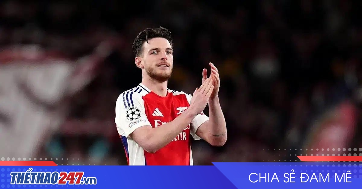 Một trận đấu đã thay đổi toàn bộ sự nghiệp Declan Rice tại Arsenal