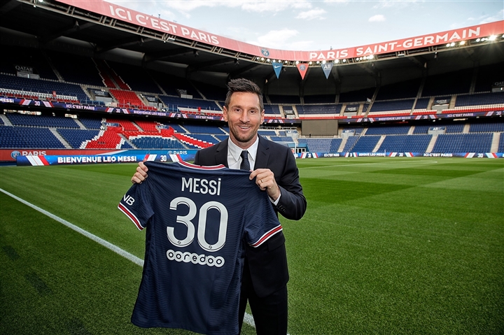 Số áo mới của Messi ở PSG là số