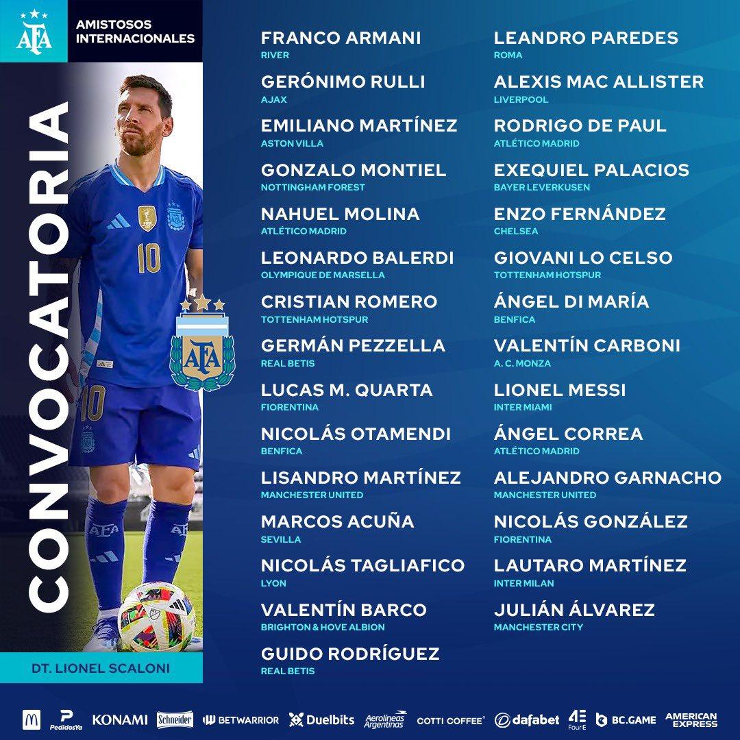 Danh sách ĐT Argentina dự Copa America chỉ có 1 cầu thủ chơi tại quê nhà 466123