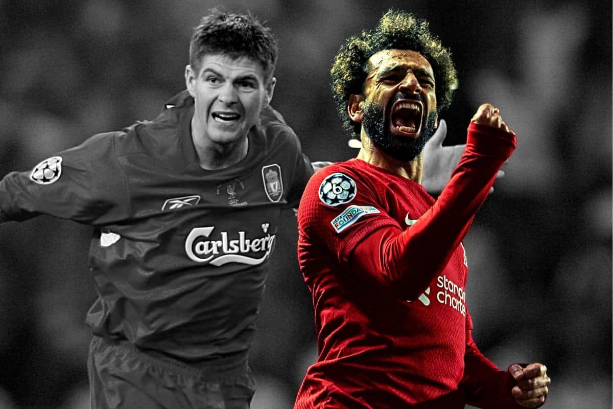 Steven Gerrard và Salah đều là những cầu thủ có đóng góp to lớn cho Liverpool