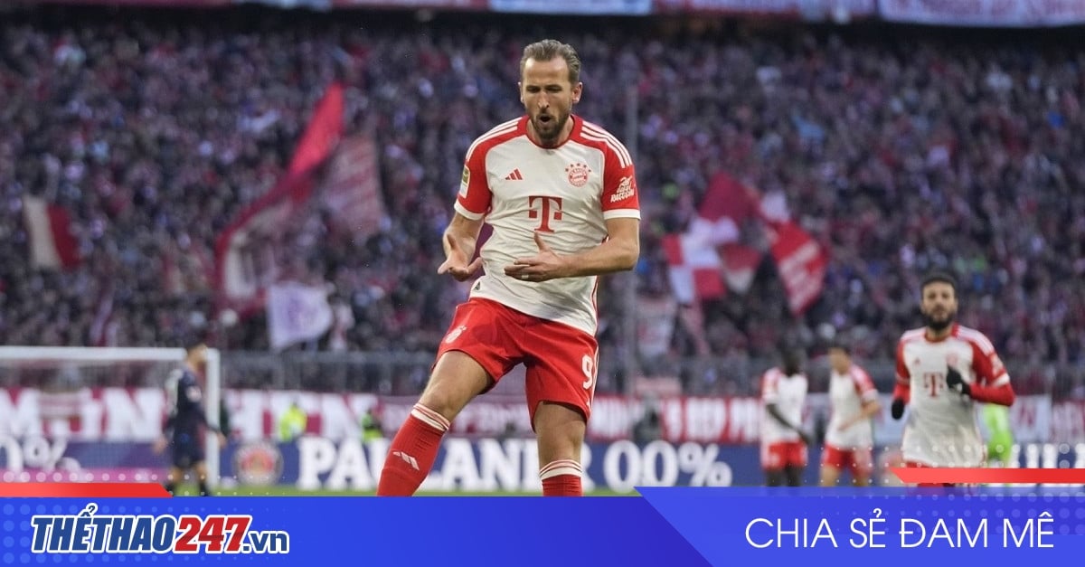 Harry Kane Lại Xô đổ Thêm Một Kỷ Lục Vĩ đại Tại Bayern Munich 