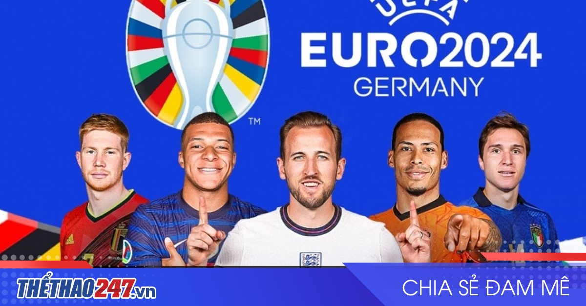 Lịch thi đấu vòng loại EURO 2024 đêm 14 và rạng sáng 15/10