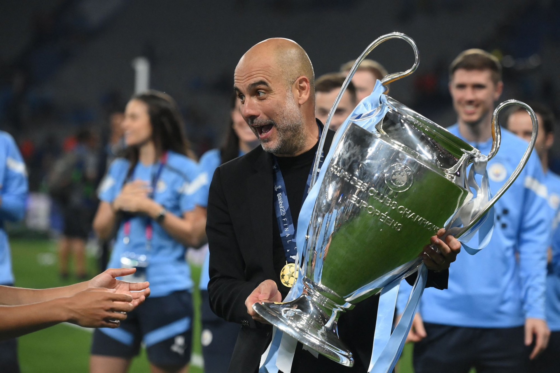 Chưa đá trận nào, Pep đã tuyên bố về cơ hội Man City vô địch Champions League 328700