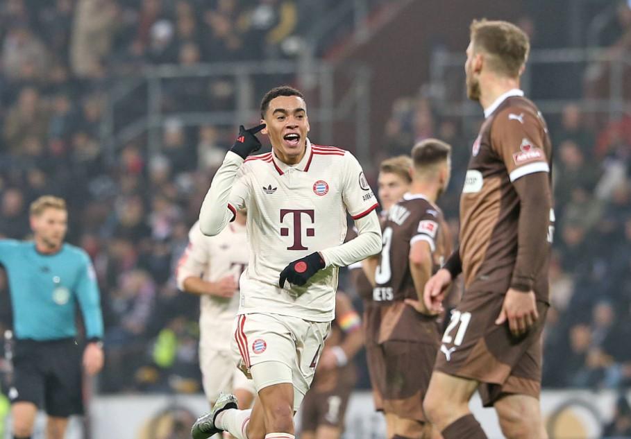 Musiala lập công, Bayern Munich thắng tối thiểu trước St Pauli