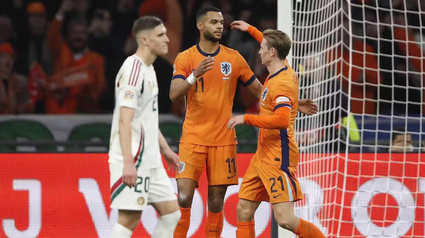 Thắng đậm Hungary, Hà Lan thẳng tiến tứ kết Nations League