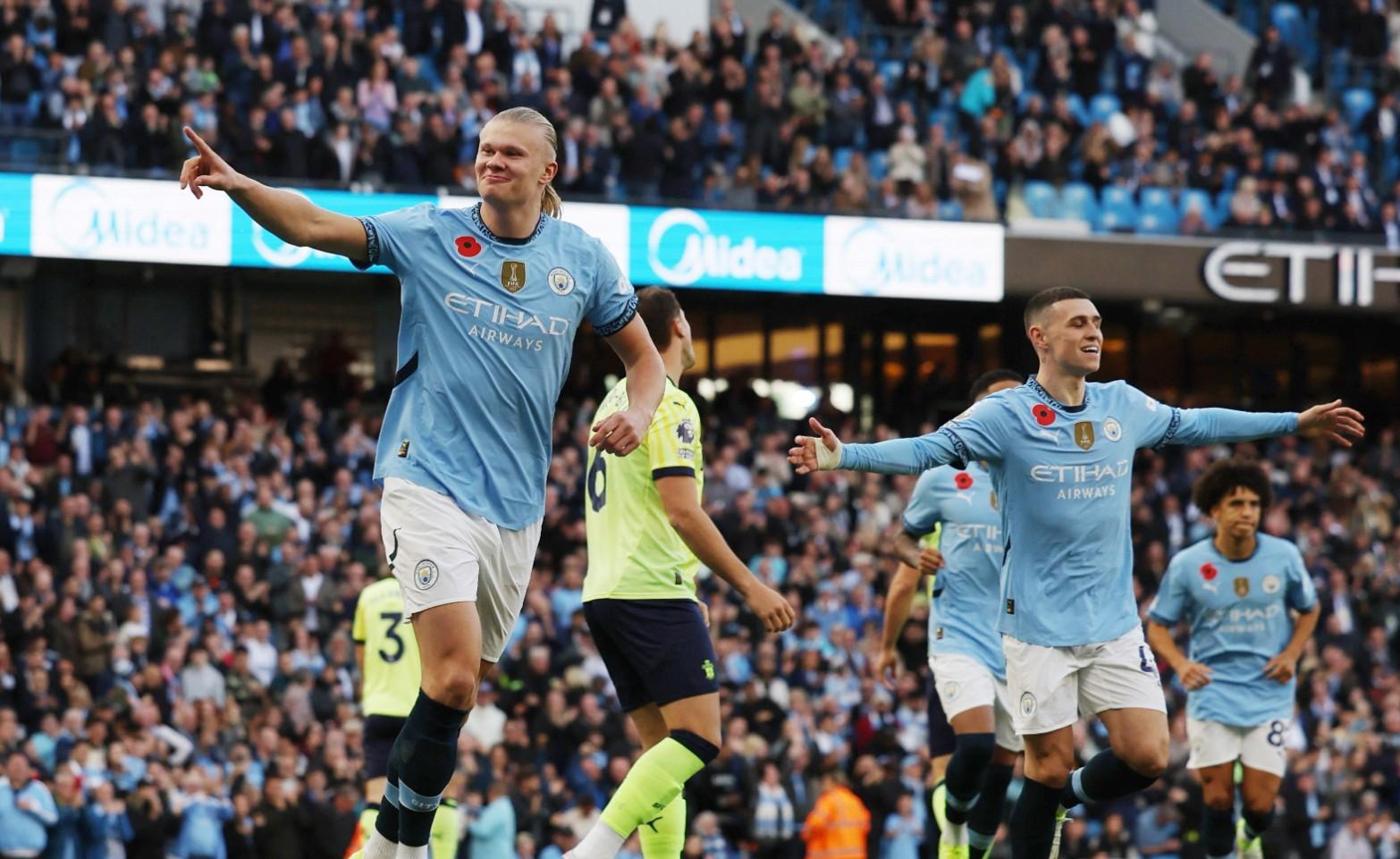 Trực tiếp Southampton 0-0 Man City: Man City tấn công tìm bàn
