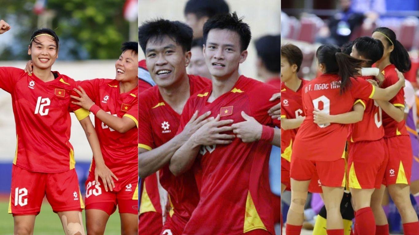 CĐV Đông Nam Á kinh ngạc thốt lên khi 3 ĐT Việt Nam cùng vào chung kết