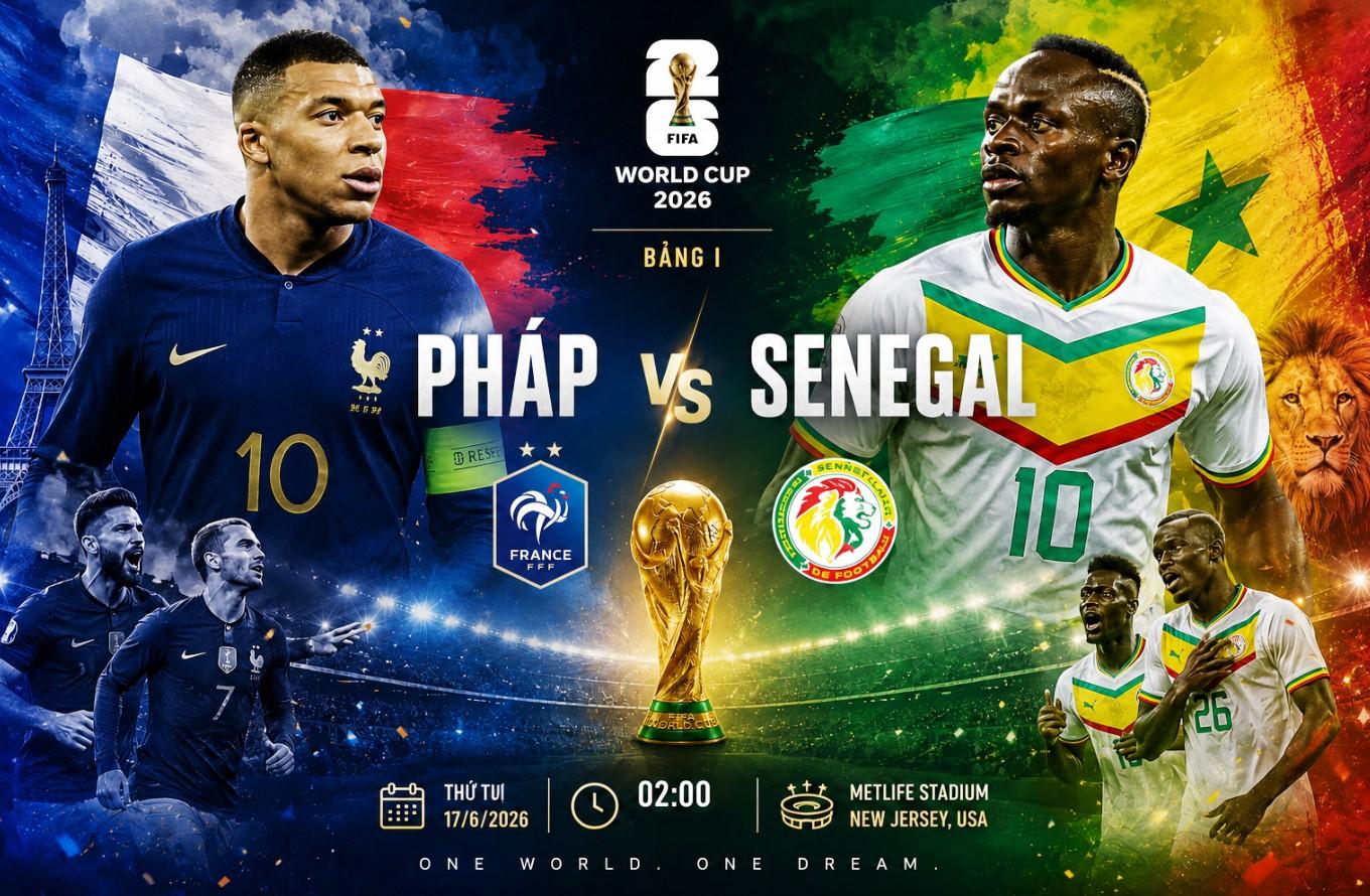 Trực tiếp Pháp vs Senegal, 02h00 hôm nay 17/06: Đã có đội hình