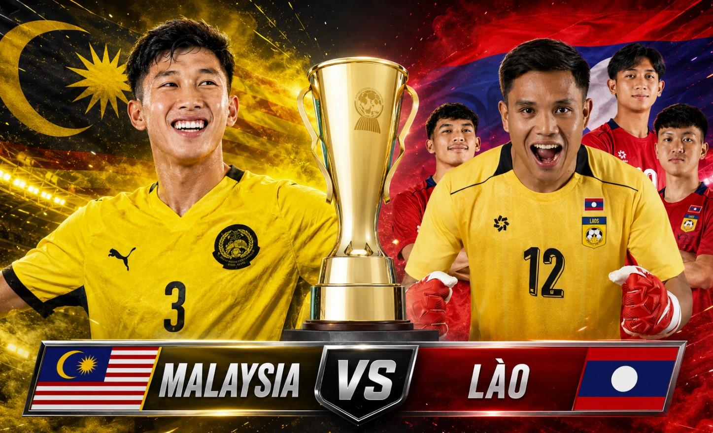 Trực tiếp Malaysia 1-0 Lào: Malaysia mở tỷ số