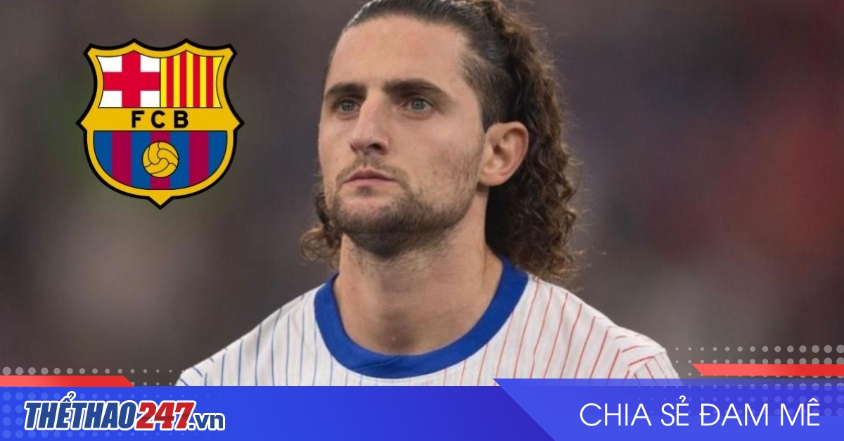 Bom tấn: Rabiot chỉ còn một bước nữa là ký hợp đồng với Barcelona