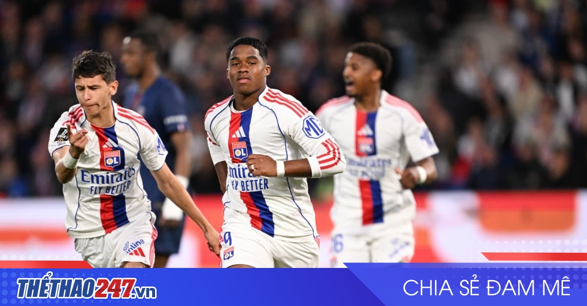 Kết quả PSG vs Lyon: Endrick rực sáng, PSG ôm hận