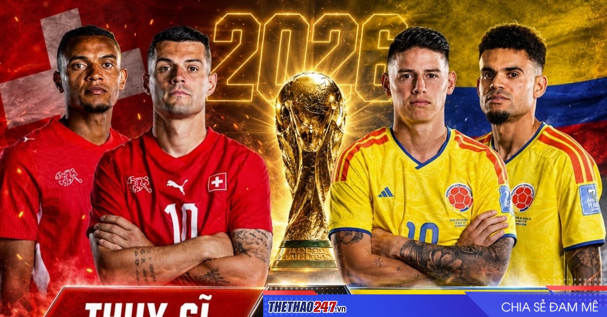 Tỷ lệ thắng Thụy Sĩ vs Colombia: Khó cho đội châu Âu!