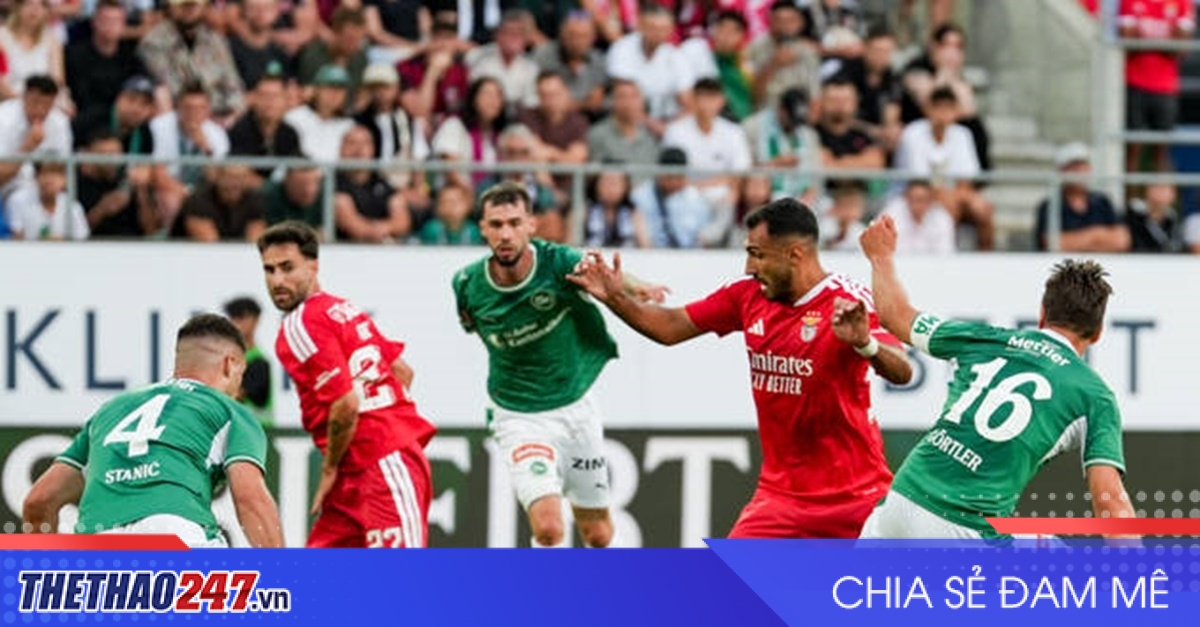 Nhận định Benfica vs St Gallen: Chờ màn lật ngược thế cờ, 2h00 ngày 31/7/2026