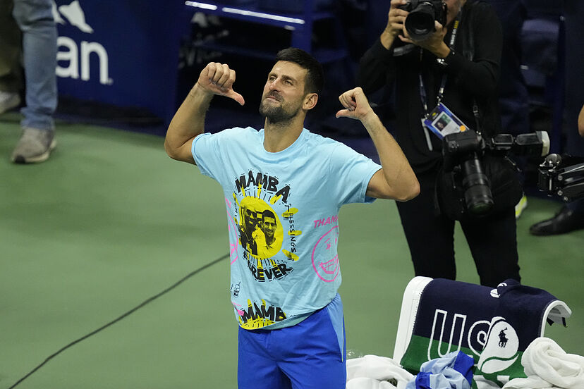 Djokovic tri ân cố huyền thoại bóng rổ sau chức vô địch US Open 2023 324921