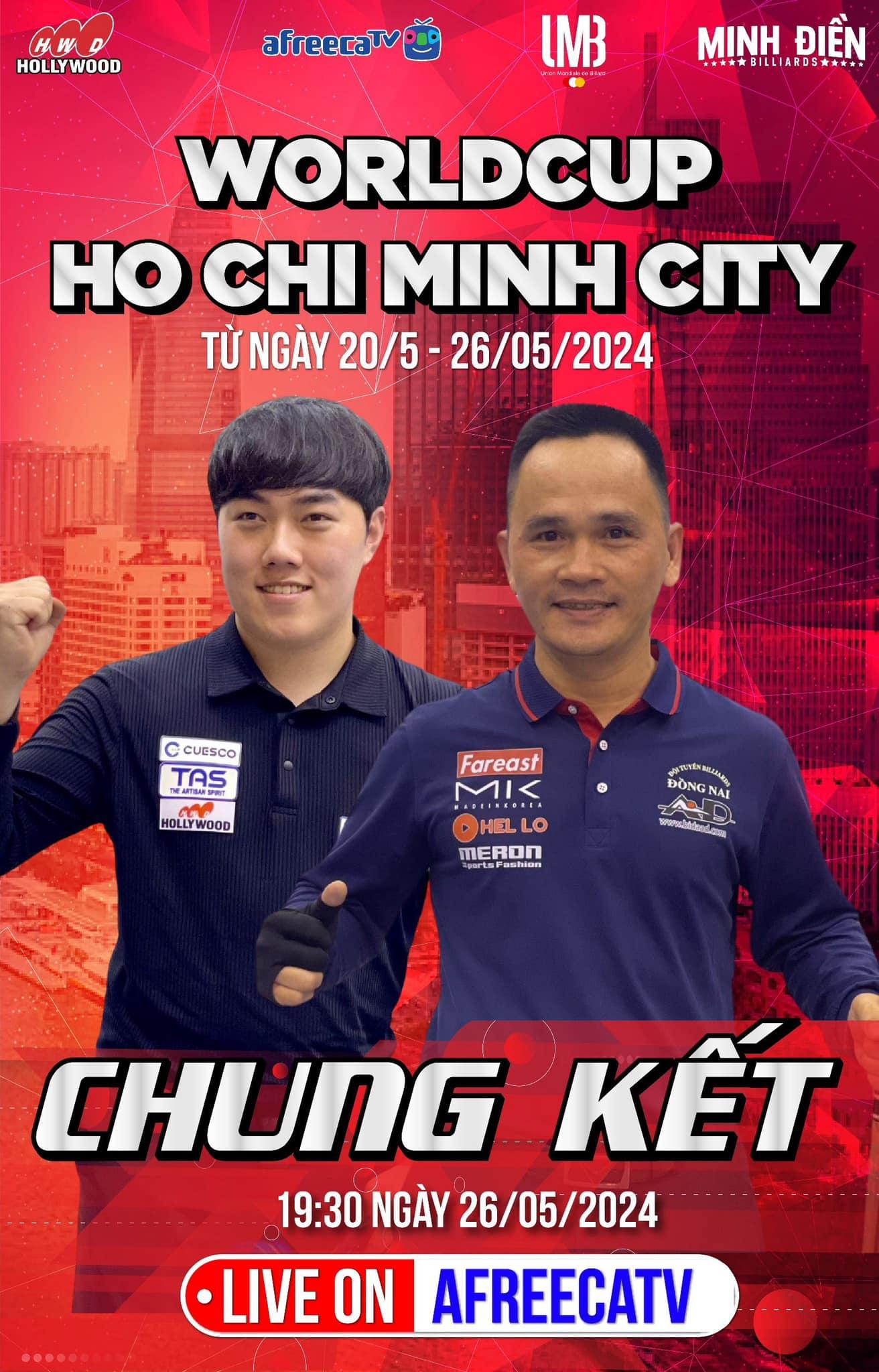 Trực tiếp chung kết World Cup 3 băng Trần Đức Minh vs Kim Jun Tae, 19h30 ngày 26/5 469636