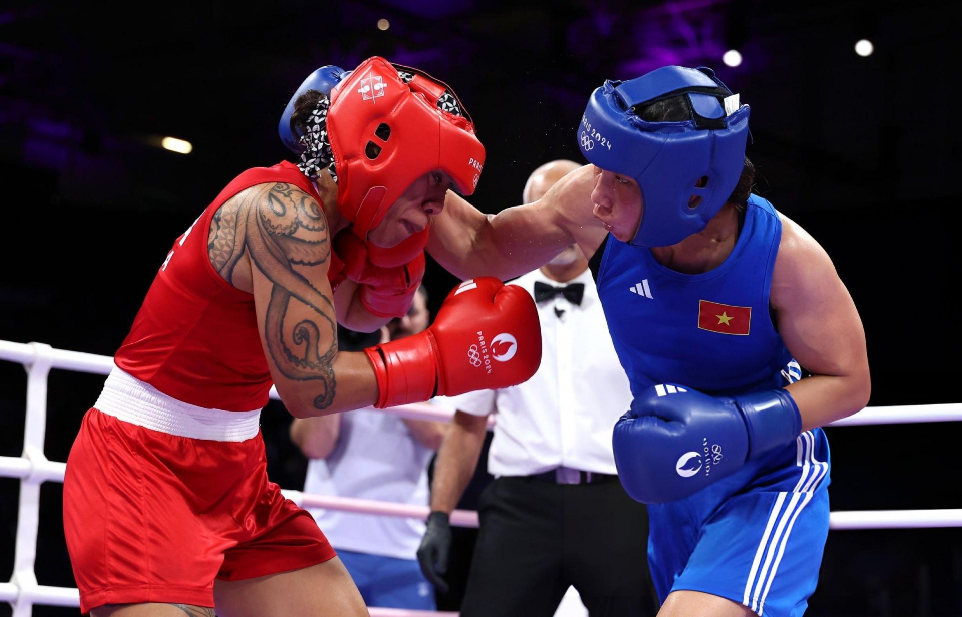 Trực tiếp Olympic 2024 hôm nay 27/7: Võ sĩ Hà Thị Linh giành vé vào vòng 1/8 504511