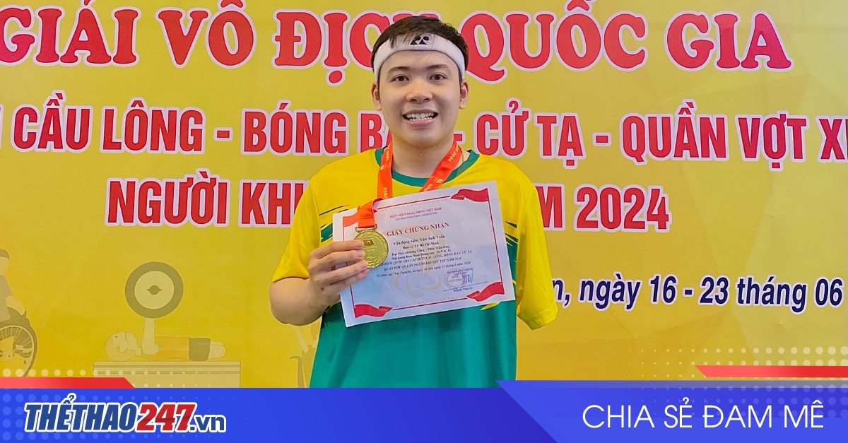 'Dương Quá' của cầu lông Việt Nam: Hai lần vô địch Quốc Gia, tài năng chiến thắng hoàn cảnh