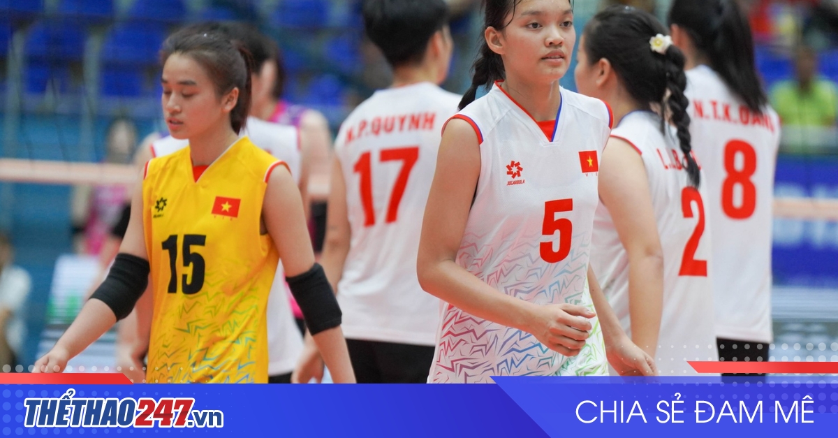 Lịch thi đấu bóng chuyền nữ U20 Châu Á 2024 hôm nay 1/7: Việt Nam vs Thái Lan