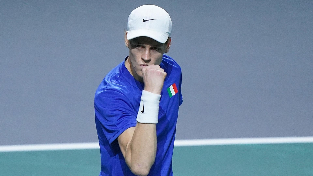 Jannik Sinner tại giải quần vợt đồng đội nam Davis Cup Finals 2023