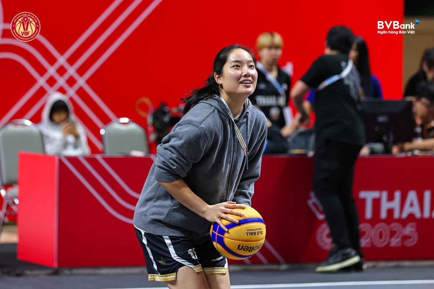 Trực tiếp bóng rổ 3x3 nữ Việt Nam 0-0 Thái Lan: Chuẩn bị ra sân