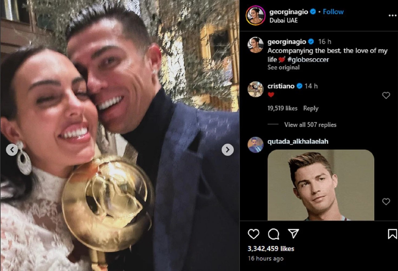 Ronaldo được công nhận là giỏi nhất thế giới khi tỏa sáng tại Quả bóng vàng Dubai 394889