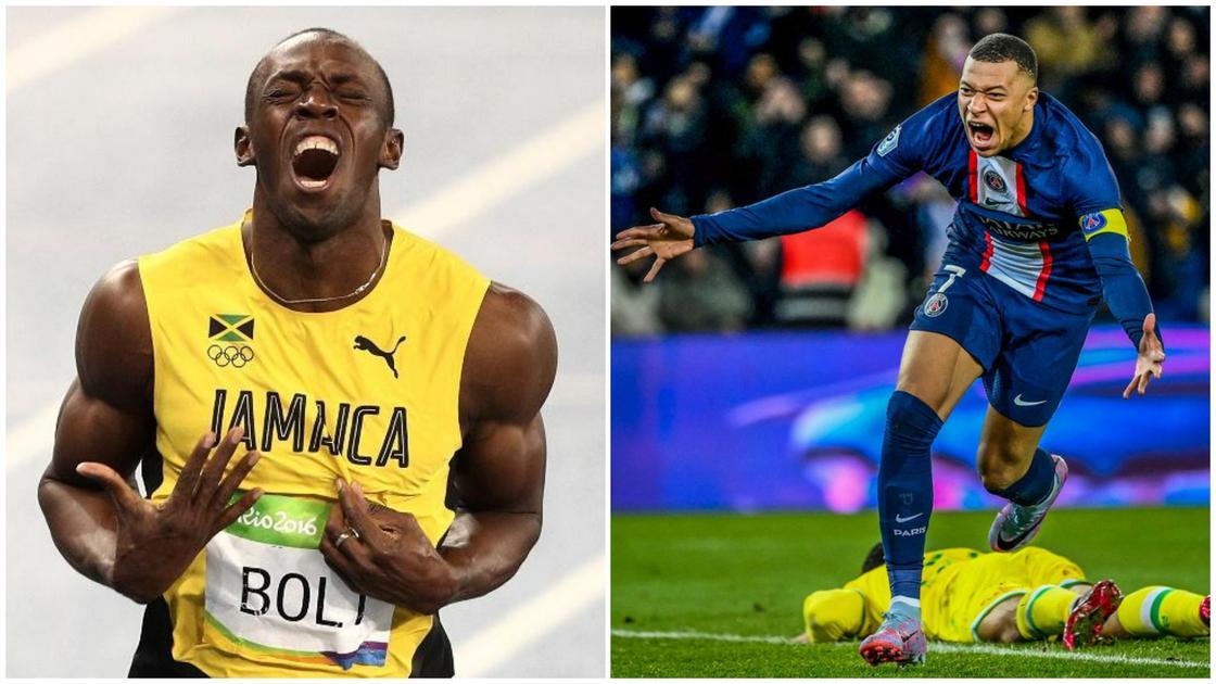 Mbappe chốt kèo, đua tốc 100m với 'tia chớp đen' Usain Bolt 457153