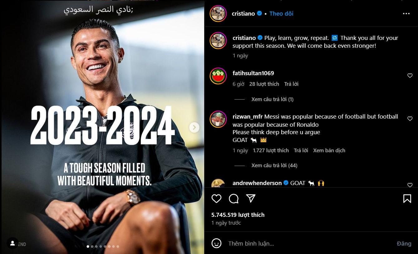 Ronaldo tuyên bố cứng sau khi khóc ngất tại Ả Rập Saudi 474196